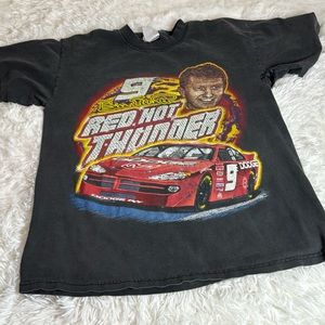 Vintage Nascar Bill Elliott #9  t-shirt tee 2001-Front/Back Hit-Distressed